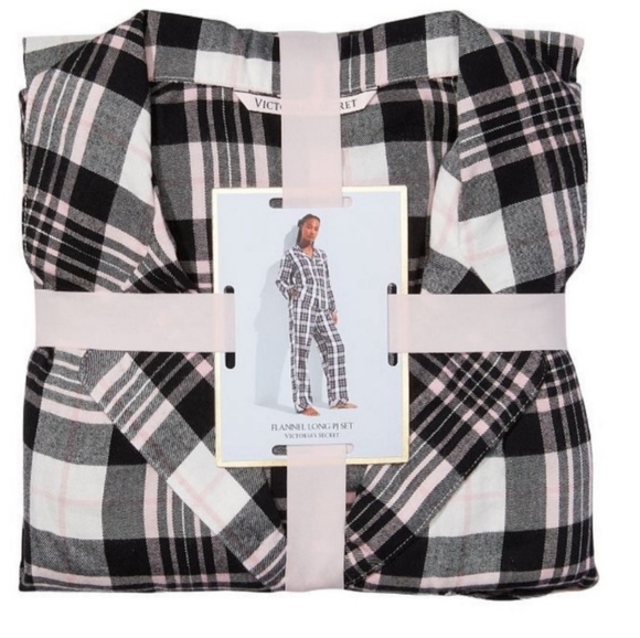 Victoria's Secret Other - New VICTORIA'S SECRET Flannel Long Pajama PJ Set. Size S